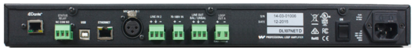 DL107 NET INDUCTION LOOP AMPLIFIER WITH NETWORK CONTROL.  SINGLE OUTPUT (9.5 AMPS) FOR PERIMETER OR